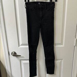 Black Hollister Jeans size 1
